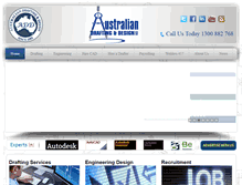 Tablet Screenshot of drafting.com.au