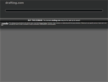 Tablet Screenshot of drafting.com